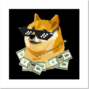 DogeCoin Doge Posters and Art